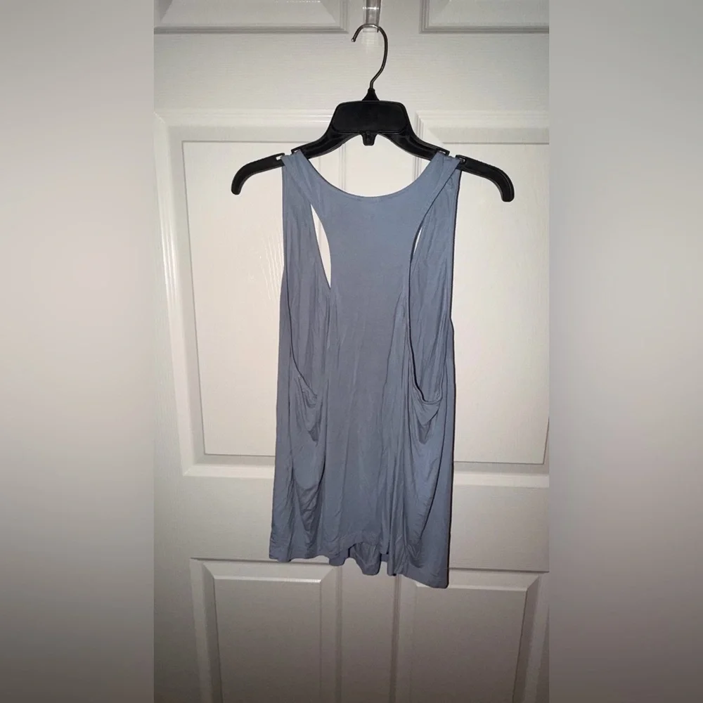 Soma Pajama Set XL Blue Lounge Sleepwear Tank Shorts Set - Picture 4 of 9